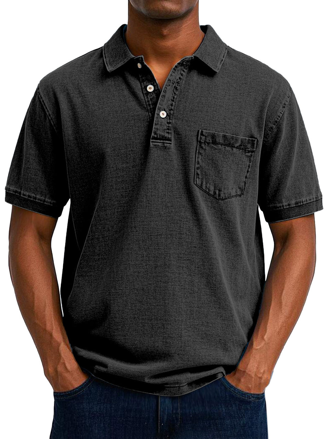 Maxime - Vintage Casual Koszulka Polo Dla Mężczyzn