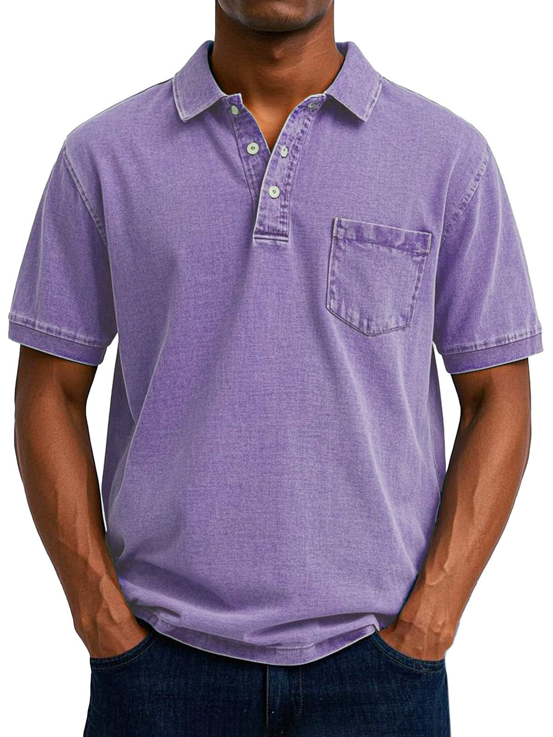 Maxime - Vintage Casual Koszulka Polo Dla Mężczyzn