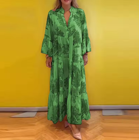Rosa – Elegancka Sukienka w Kwiaty