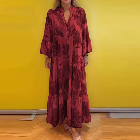 Rosa – Elegancka Sukienka w Kwiaty