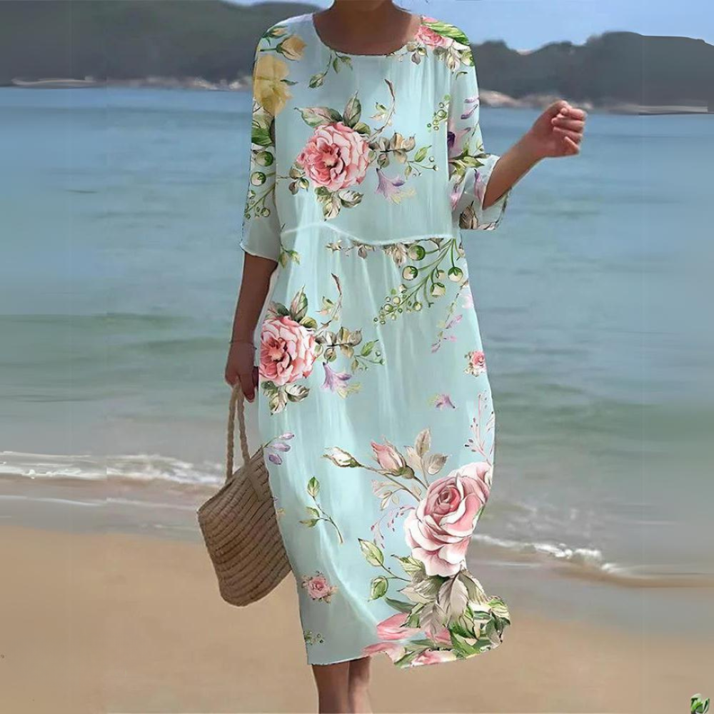 Natalia - Elegancka Sukienka Maskująca Brzuch