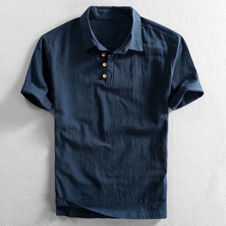 Amalfi – Lniana Koszulka Polo