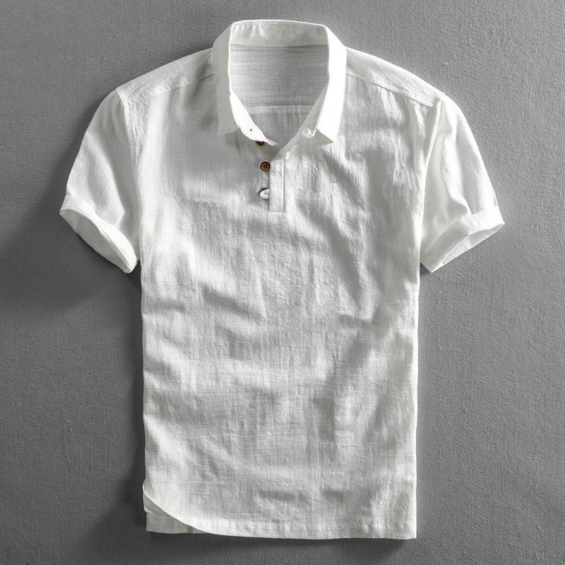 Amalfi – Lniana Koszulka Polo