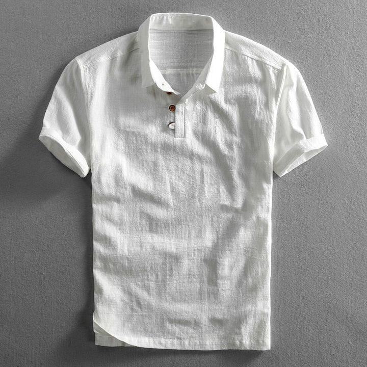 Amalfi – Lniana Koszulka Polo