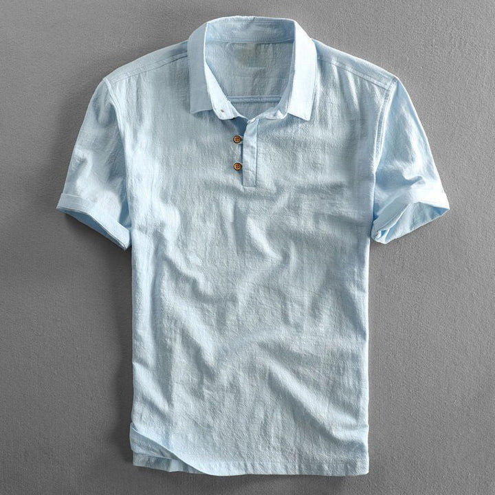 Amalfi – Lniana Koszulka Polo