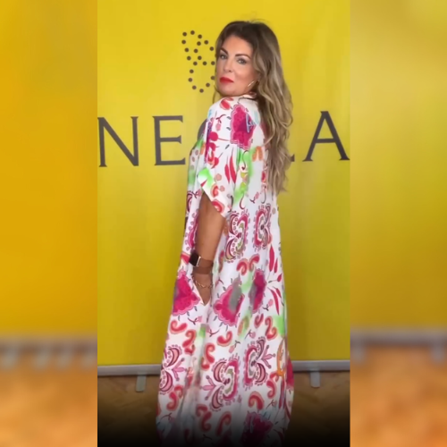 Zarela – Elegancka Sukienka w Kwiaty