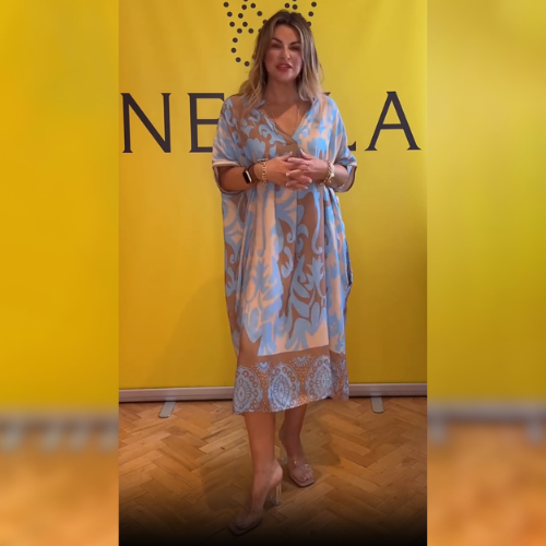Nora – Elegancka Sukienka w Kwiaty