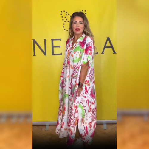 Zarela – Elegancka Sukienka w Kwiaty