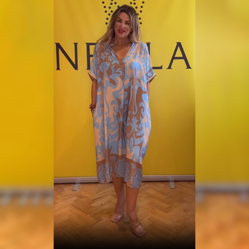 Nora – Elegancka Sukienka w Kwiaty