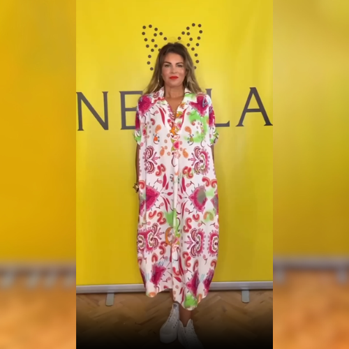 Zarela – Elegancka Sukienka w Kwiaty