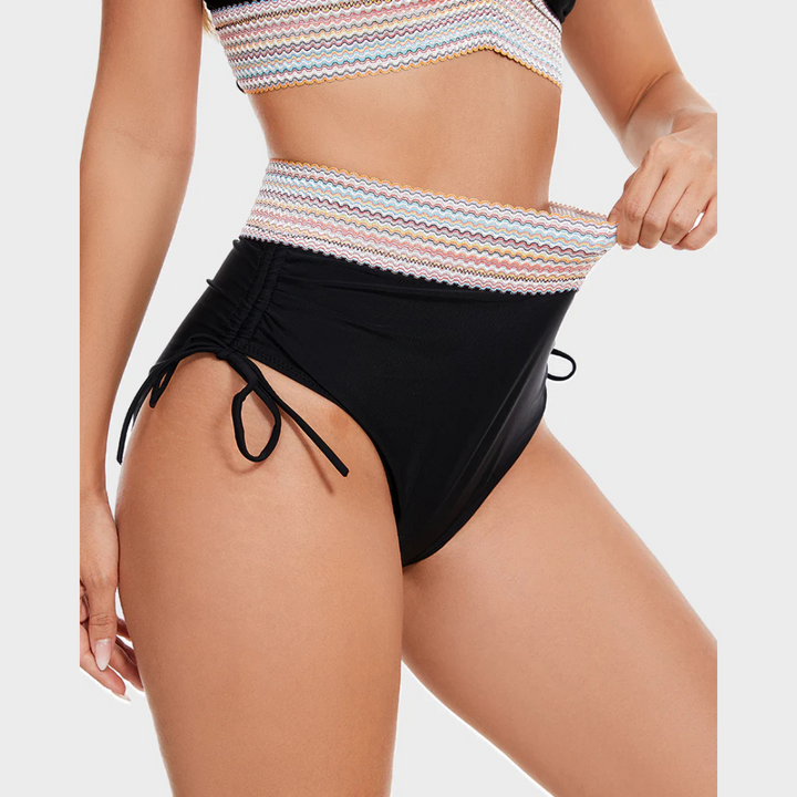 Noor – Zestaw Bikini z Wysokim Stanem