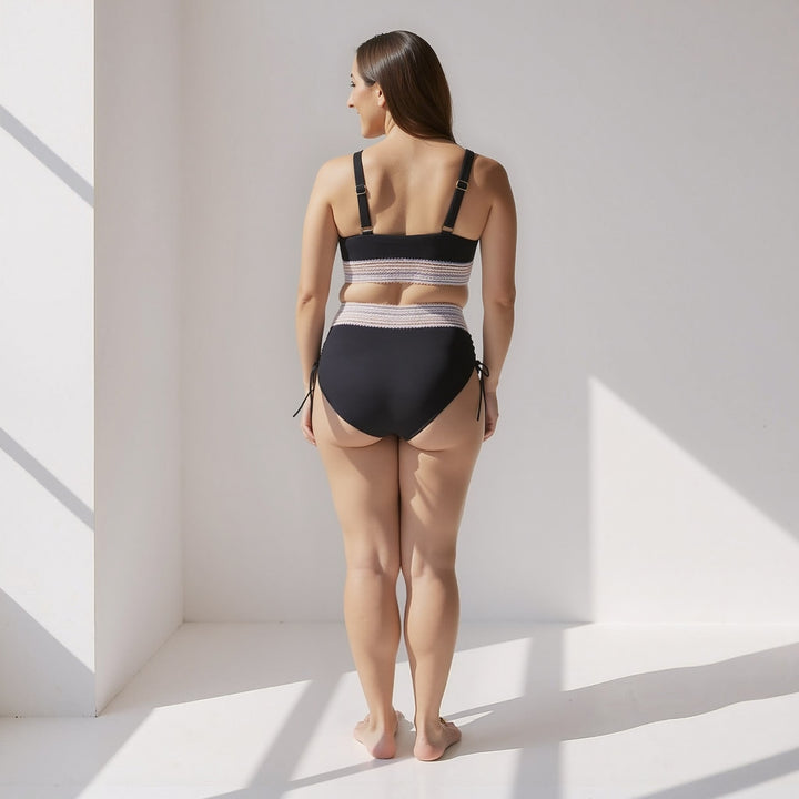 Noor – Zestaw Bikini z Wysokim Stanem
