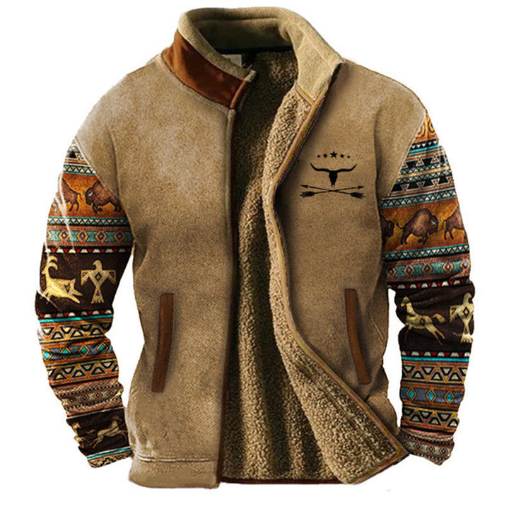 Mathéo – Męska Kurtka Fleece na Co Dzień