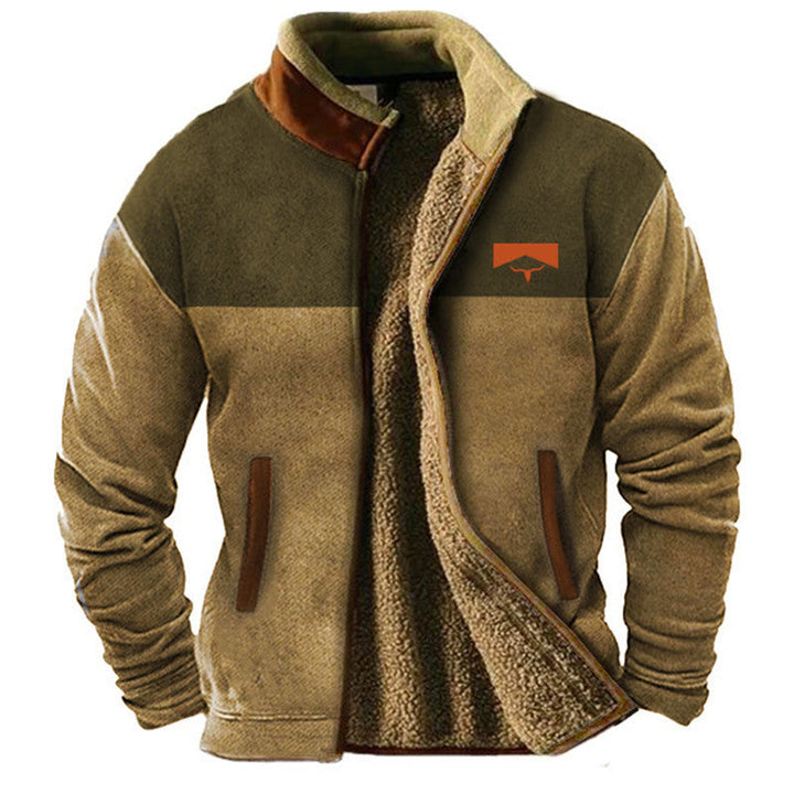 Mathéo – Męska Kurtka Fleece na Co Dzień