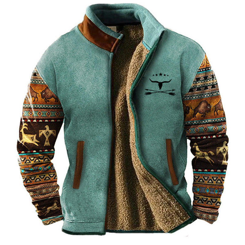 Mathéo – Męska Kurtka Fleece na Co Dzień