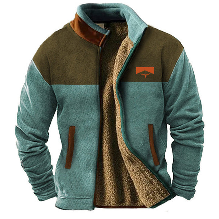 Mathéo – Męska Kurtka Fleece na Co Dzień