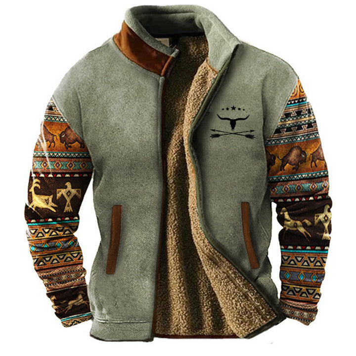 Mathéo – Męska Kurtka Fleece na Co Dzień