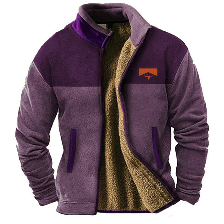 Mathéo – Męska Kurtka Fleece na Co Dzień