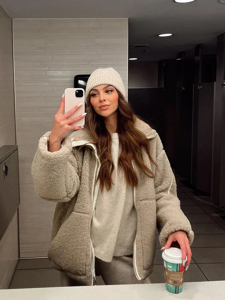 Anastasia - Miękka Ciepła Zimowa Kurtka