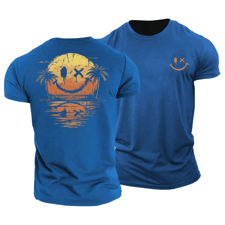 Letni T-shirt Z Uśmiechem Zee