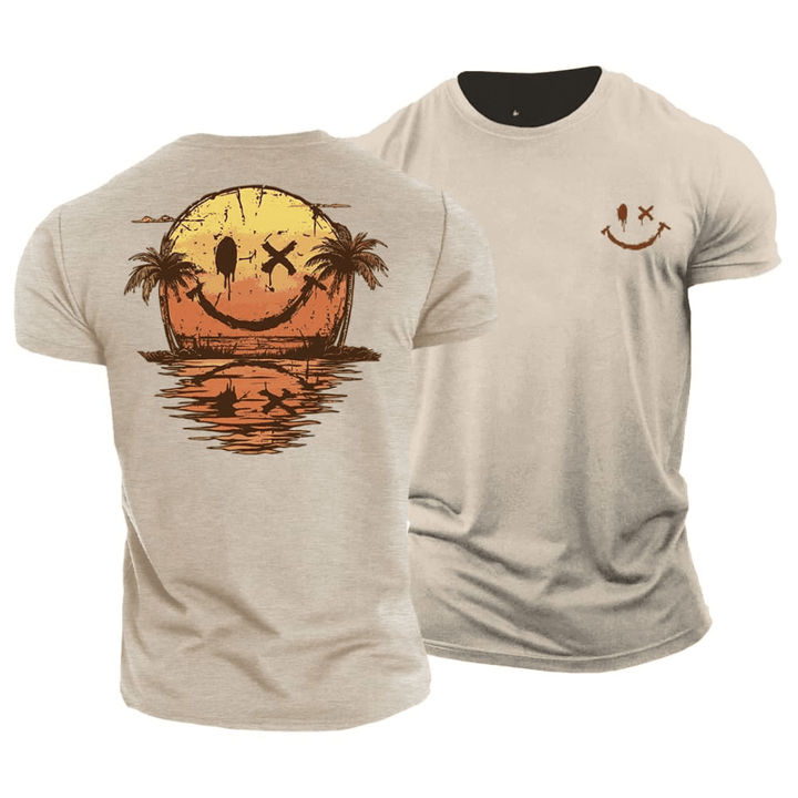 Letni T-shirt Z Uśmiechem Zee