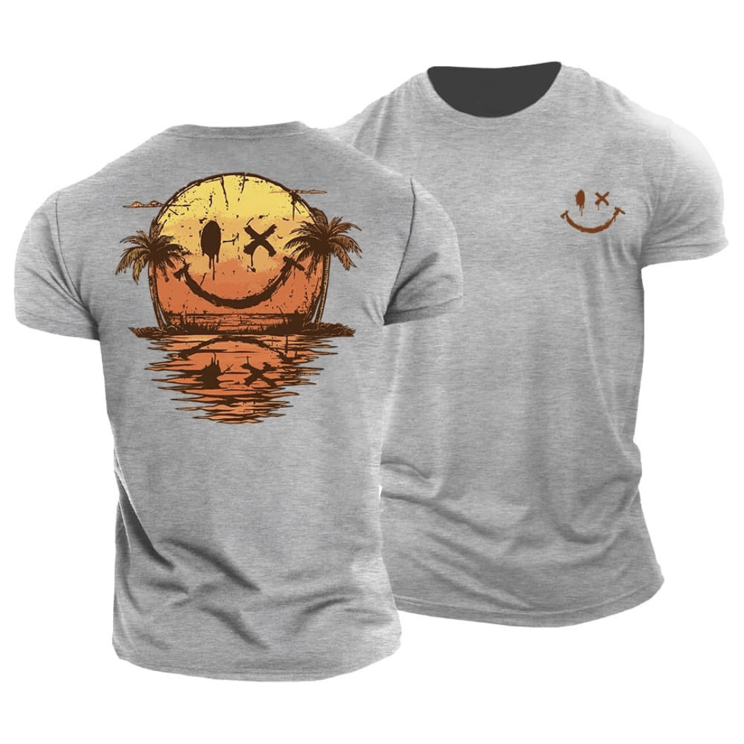 Letni T-shirt Z Uśmiechem Zee
