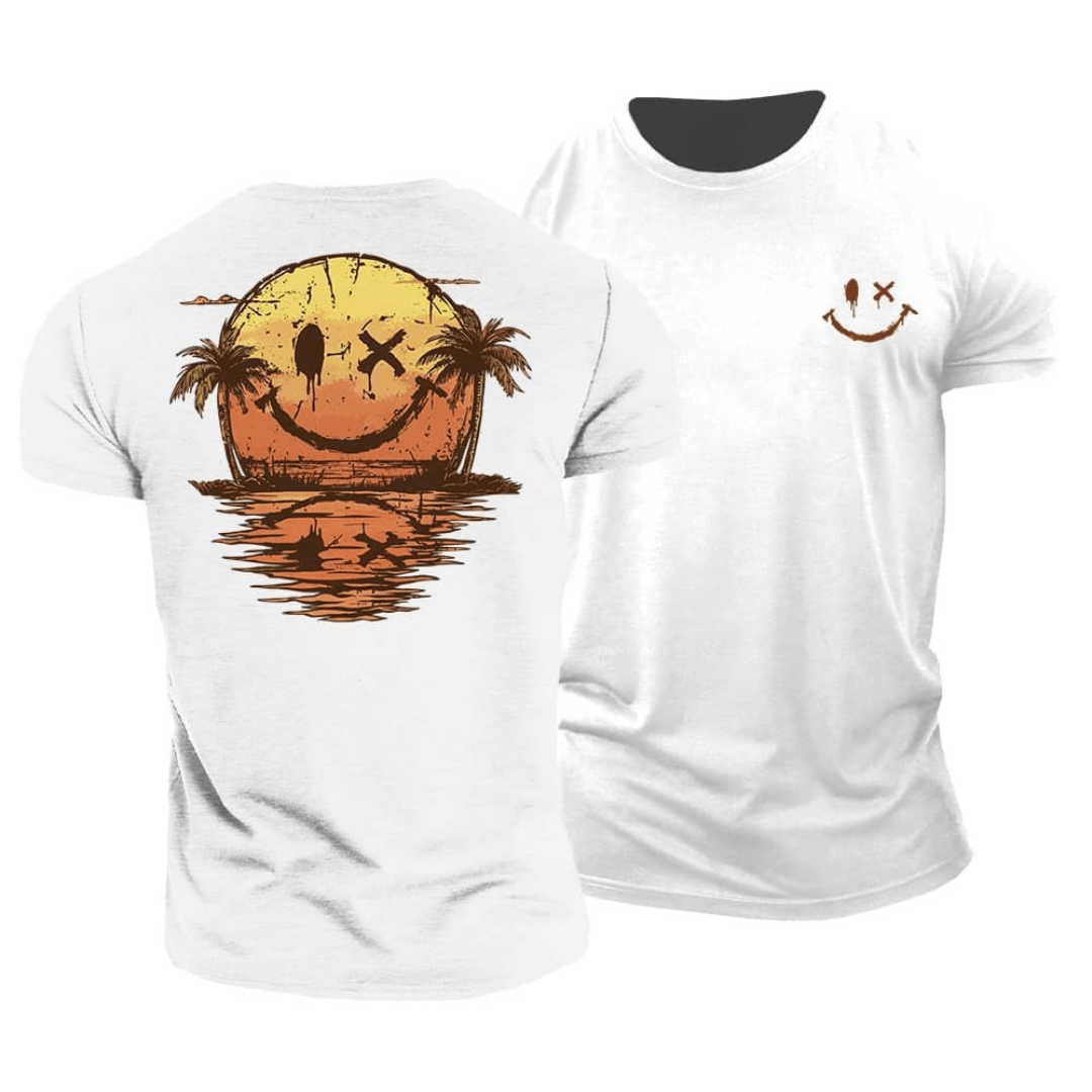 Letni T-shirt Z Uśmiechem Zee